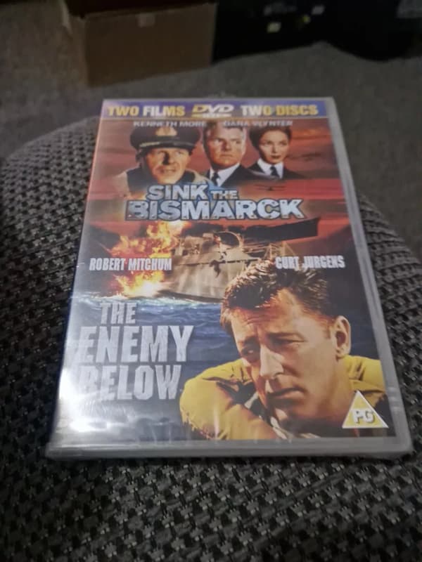 The Enemy Below / Sink the Bismarck! – Dobbelt DVD (2003)