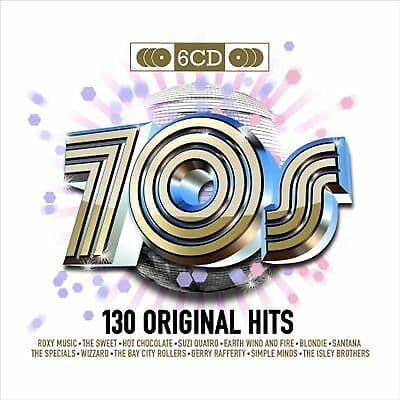 Various Artists : Original Hits - 70s CD Box Set 6 discs (2009) Pre-Owned