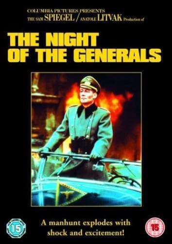 Kenraalien yö DVD (2004) Omar Sharif, Peter O'Toole