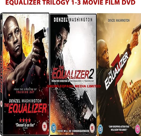 Equalizer Trilogi: Del 1, 2 og 3 - DVD-samling