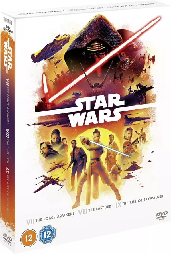 Star Wars: Oppfølgertrilogien Box Set DVD - Episoder 7-9 (2022)