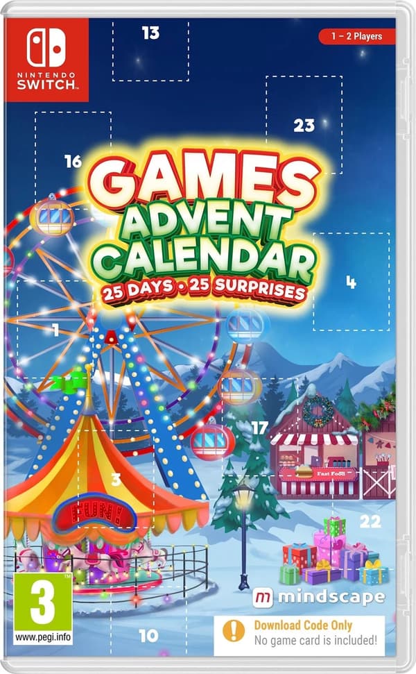 Games Advent Calendar (Code in a Box) /Switch Brand New