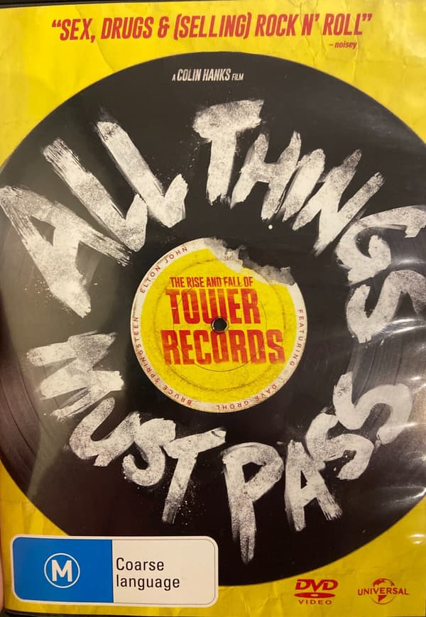 All Things Must Pass - Tower Records dokumentar DVD (2015)