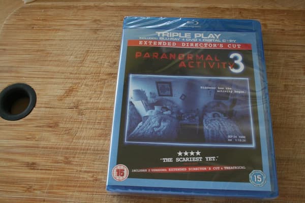 Paranormal Activity 3 (BluRayDVD, 2012) . Cert 15. Brand New