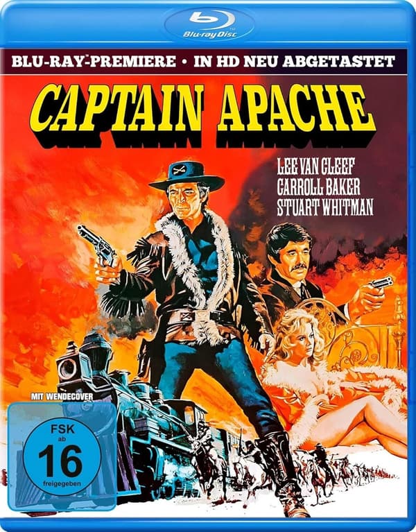 CAPTAIN APACHE 1971 / REMASTERED / Lee Van Cleef RB Bluray Brand New