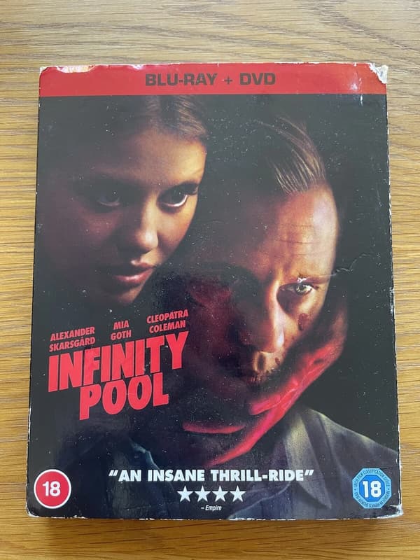 Infinity Pool [18] Bluray & DVD Brand New