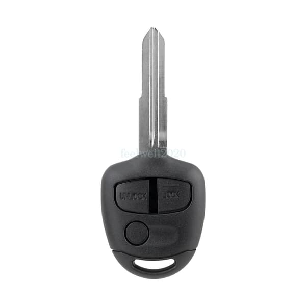 Replacement 3 Button Remote Key Fob Case For Mitsubishi Outlander Shogun Lancer