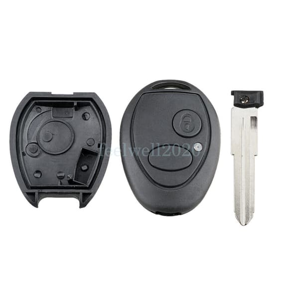 2 Button Key Fob Case Replacement For Land Rover Discovery 2 TD4 TD5 1999 - 2004