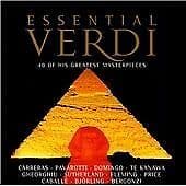 Giuseppe Verdi : Essential Verdi CD 2 discs (2001) Pre-Owned