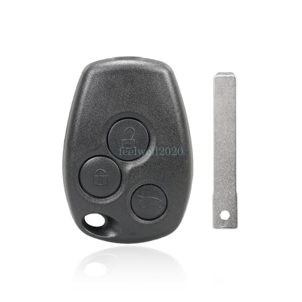 3Button Key Fob Case Shell VA2 Blade For Renault Clio 3 2006 2007 2008 2009 2010