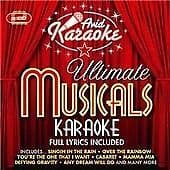 Ultimate Musicals Karaoke CD 2 discs (2008) Pre-Owned