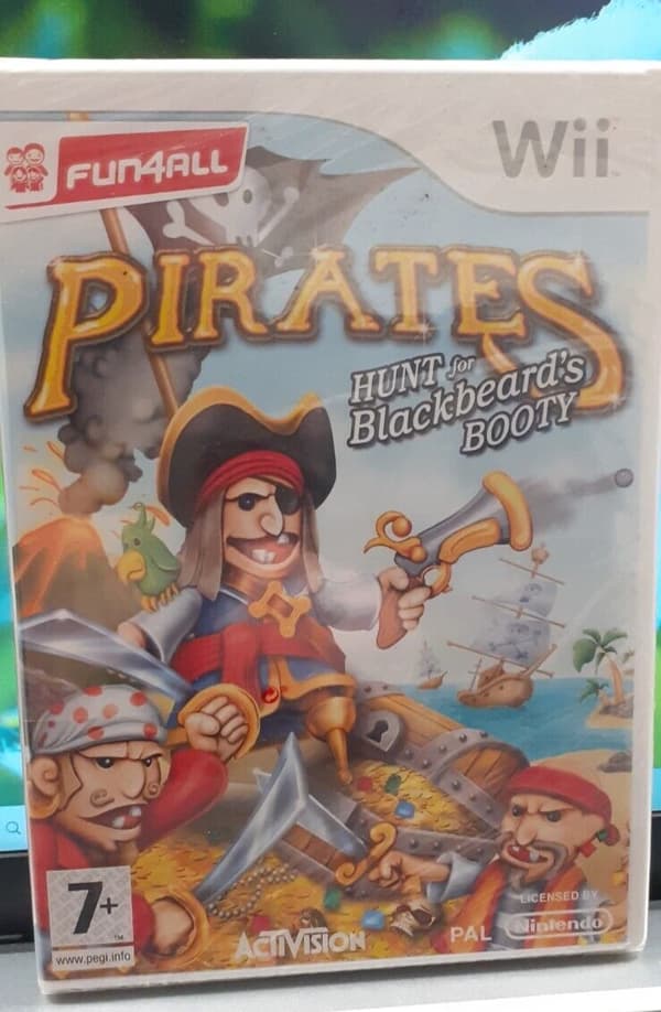 Pirates Hunt for Blackbeard's Booty Nintendo Brand New