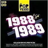 Various Artists : The Pop Years 1988-1989 CD Pre-Owned