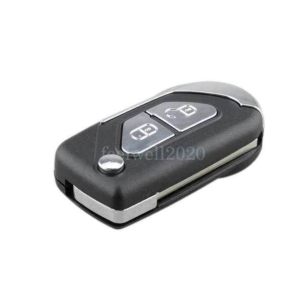 2 Button Flip Remote Key Case Fob Replacement For Citroen DS3 2009 - 2017 Blade