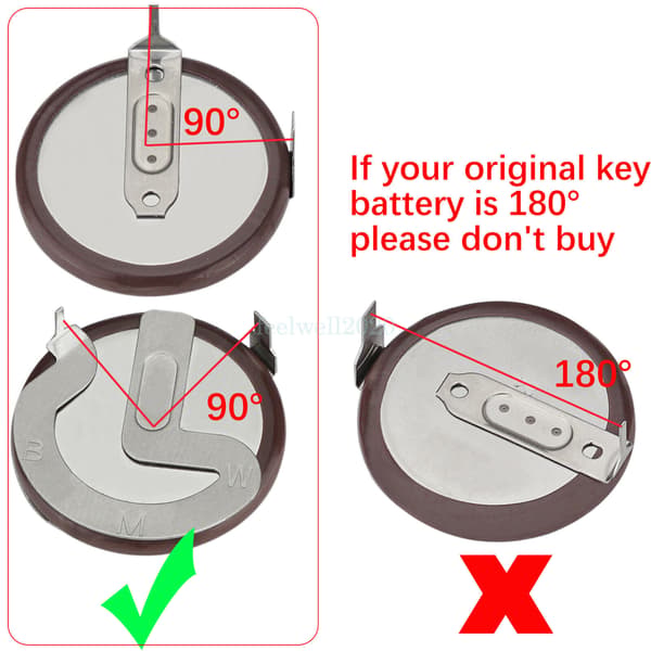 2X Panasonic VL2020 Battery Replacement ForBMW 3 5 7 Series E46 E60 E39 Key Fob