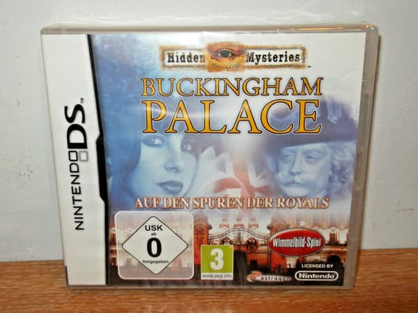 BUCKINGHAM PALACE USK / PEGI NINTENDO DS GERMAN VERSION 3+ Brand New