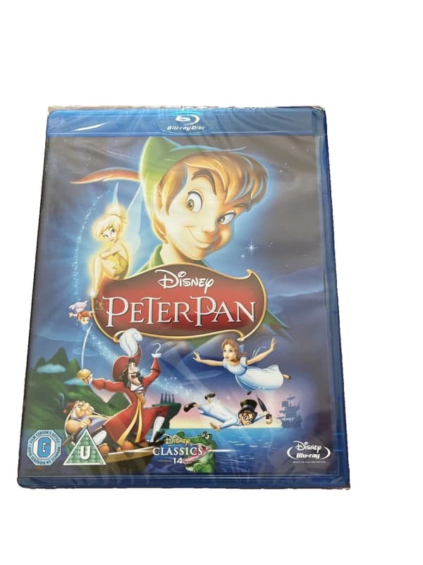 Peter Pan (Bluray, 2012) 14th Disney Classics Brand New