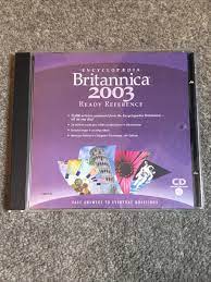Encyclopedia Britannica 2003 Ready Refer VideoGames Pre-Owned