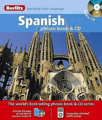 Berlitz: Spanish Phrase Book & CD (Berlitz Phrase Book & CD) Pre-Owned