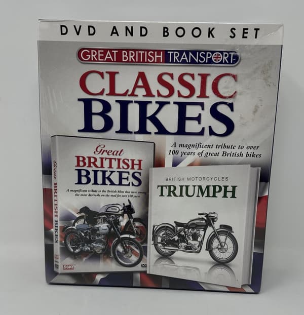 Klassiske Motorcykler & Bog DVD-sæt