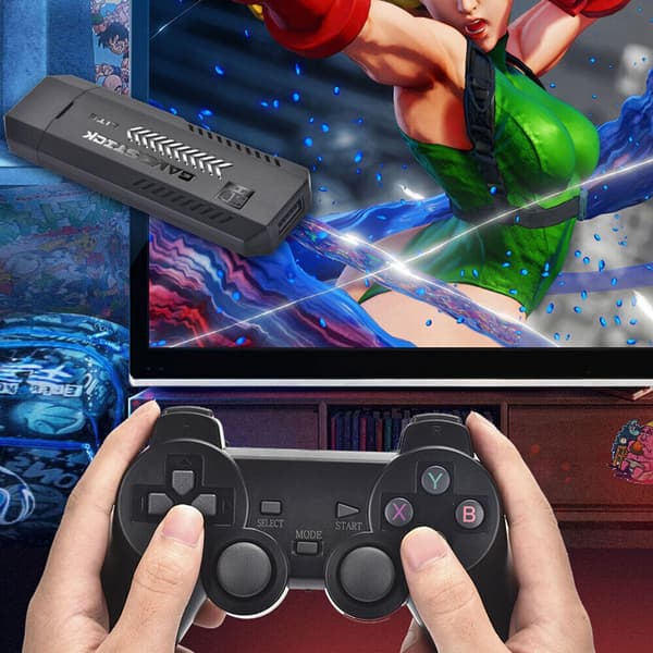 X2 Plus Game Stick Wireless Controller Retro Game Console 40000+Games 128GB