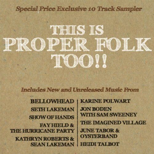 Various Artists : This Is Proper Folk Too CD Pre-Owned