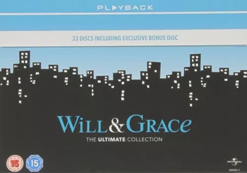 Will & Grace: Komplett Samling Säsong 1-8 DVD Boxset