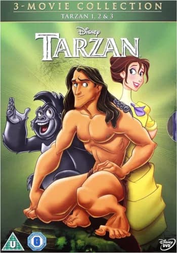 Tarzan Trilogia - DVD Kolmoispakkaus
