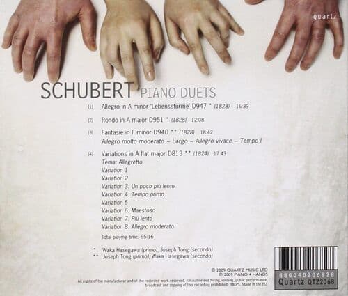 Franz Schubert : Schubert: Piano Duets CD (2009)