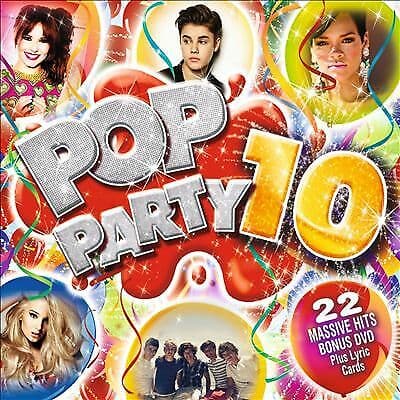 Various Artists : Pop Party 10 CD Album with DVD 2 discs (2012) Pre-Owned