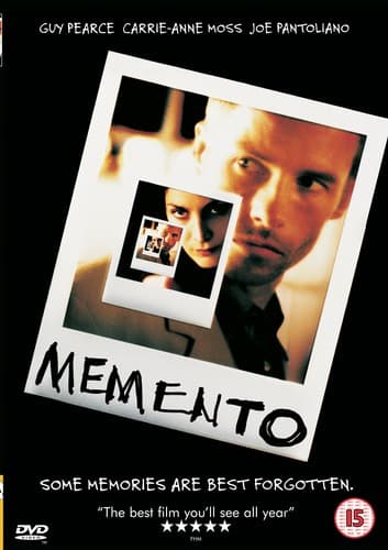 Memento DVD (2002) med Guy Pearce