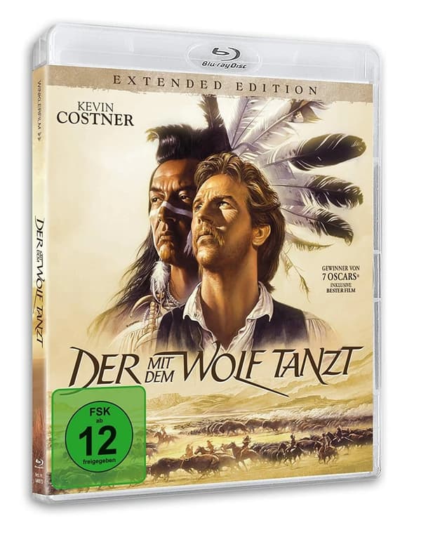 DANCES WITH WOLVES 1990 / Extended Version / 237 Minutes / RB Blu Ray Brand New