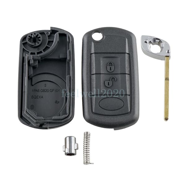 3 Button Remote Flip Key Case Fob Shell For Land Rover Discovery 3 Range Rover