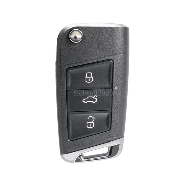 For VW Jetta Eos 2012 2013 2014 2015 2016 2017 2018 Flip Remote Key Fob Case