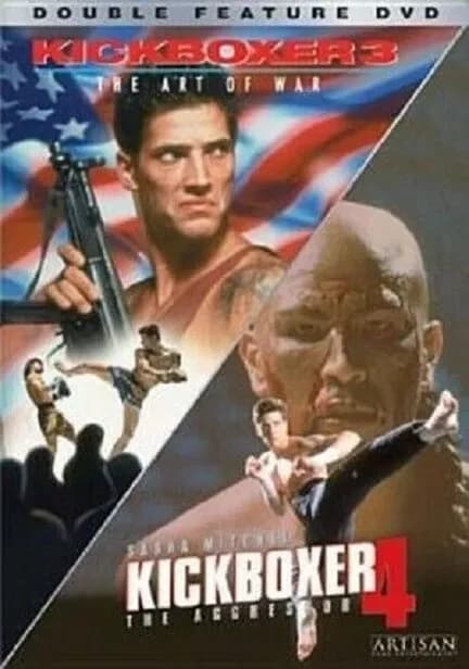 Kickboxer 3 & 4 (Tuplaelokuva) (DVD) – Alue 2