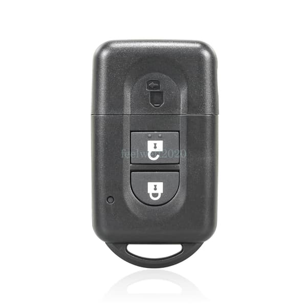 2Button Flip Key Fob Case Shell for Nissan Qashqai X-trail Micra Note Pathfinder