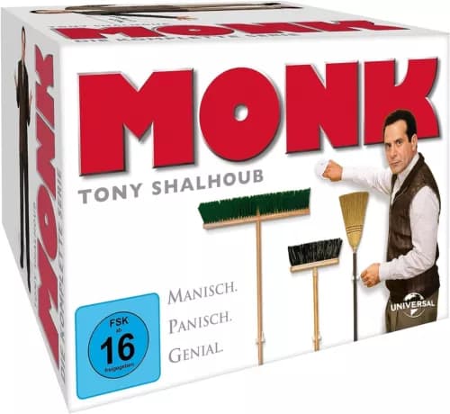 Monk – Komplett Serie 1-8 DVD Boxset