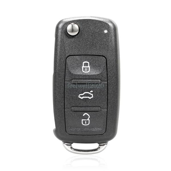 Flip Key Fob Case Shell For Jetta VW Scirocco Up 2011 2012 213 2014 2015 2016