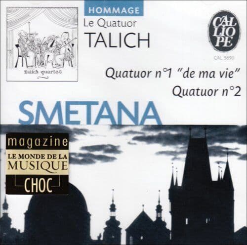 Quartet No.1 My Life, Quartet No. 2 (Talich Quartet) CD (2002) Pre-Owned