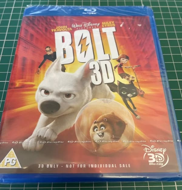 Bolt 3D Bluray disc Brand New