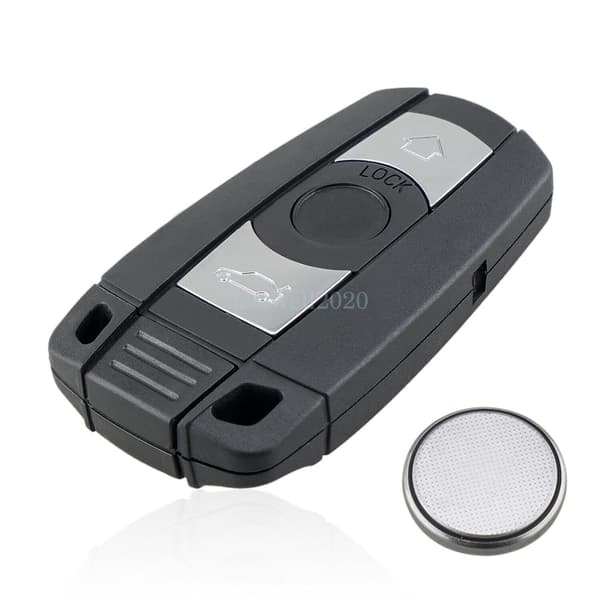 3 Button Remote Key Fob Case For BMW E60 E61 E63 70 E72 E82 E90 E91 E92 +Battery