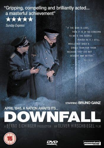 Downfall DVD (2005) Bruno Ganz, Hirschbiegel (DIR) Cert 15 2 Discs Pre-Owned Region 2