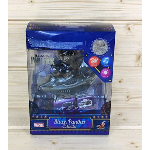 Marvel Black Panther Black Panther Toy Figure Light & Sound Rare ...