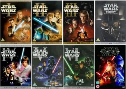 Star Wars: Komplett Saga 1-7 DVD-samling