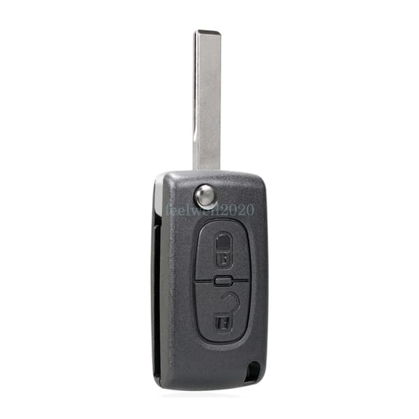 2Button Remote Flip Key Fob Case For Citroen C2 C3 C4 C8 Xsara Dispatch - CE0536