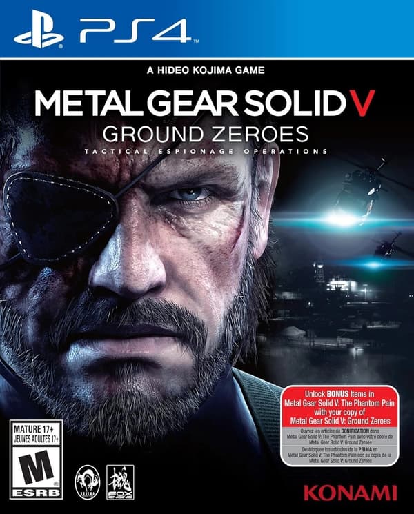 Metal Gear Solid: Ground Zeroes (USA IMPORT) (PS4) Brand New