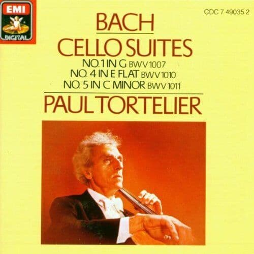 Paul Tortelier : Cello Suites 1 4 & 5 CD Pre-Owned