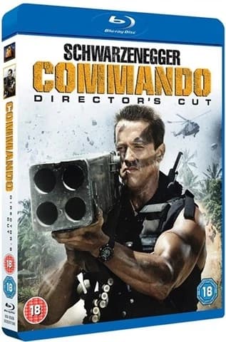 Commando Director's Cut (18) 1985 Bluray Brand New
