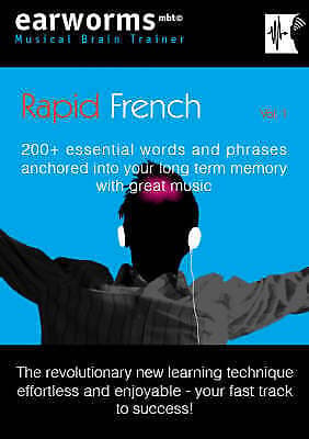 Berlitz Earworms CD Booklet Rapid French Volume 1 Pre-Owned