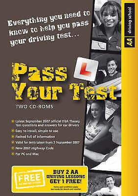 Pass Your Test CD Rom (AA Driving Test Series) Pre-Owned